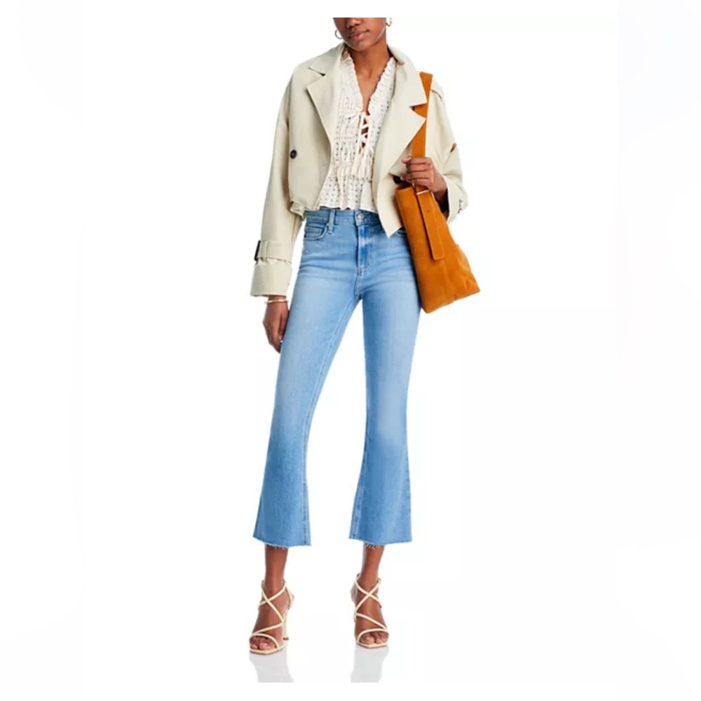 Paige Collete high rise crop flare jean